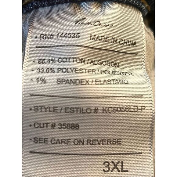 2003 Kancan Los Angeles Womens Jeans Size 3XL  Rips W38 Stretches To W44 C Pic‎ - Picture 13 of 13